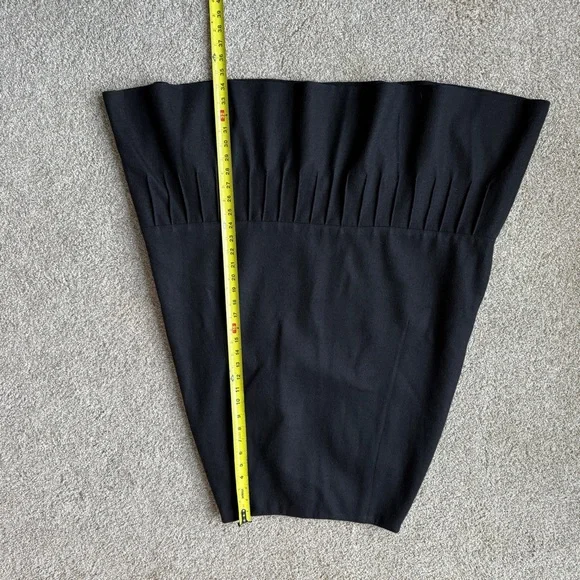 Marc Jacobs Black Wool A-Line Skirt - Picture 3 of 9